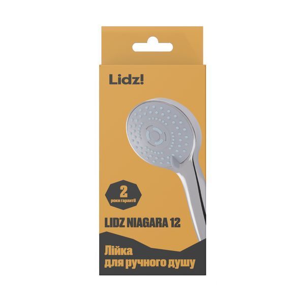 Лійка для ручного душу Lidz Niagara 12 98 мм кругла LDNIA12CRM35443 Хром, 3 режими струї, ABS пластик SD00041547 фото
