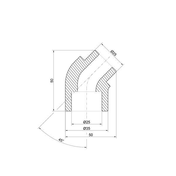 Кутик PPR Thermo Alliance 25, 45&deg; SD00029394 фото
