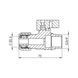 Кран кульовий обтискний SD Forte 20х3/4" ЗР SF262W20 SD00023058 фото 2