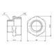 Ніпель редукційний SD Forte 1" 1/2х1" SF3594025 SD00002576 фото 2