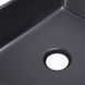 Комплект Qtap Tern: Раковина накладная прямоугольная 475х370х140 мм Matt Black + Донный клапан PU03 SD00053424 фото 4