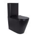 Унітаз підлоговий Qtap Scorpio Ultra Quiet безобідковий з сидінням Soft-Close MATT BLACK QT14226088AMB, чорний, компактний SD00052562 фото 1