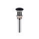 Комплект Qtap Tern: Раковина накладная прямоугольная 475х370х140 мм Matt Black + Донный клапан PU03 SD00053424 фото 5