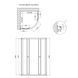 Душевая кабина Lidz Latwa SC80x80.SAT.LOW.GR, стекло тонированное 4 мм без поддона SD00047611 фото 6