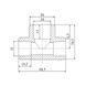 Трійник PPR Blue Ocean 32х20х32 редукційний SD00009209 фото 2