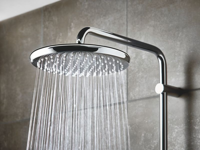 Душова система Grohe New Tempesta Cosmop з перемикачем, хром, для ванни (26675000) 26675000 фото