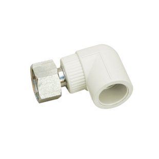 Уголок PPR с накидной гайкой Blue Ocean 20х3/4", 90&deg; ВР с латунным штоком SD00010055 фото