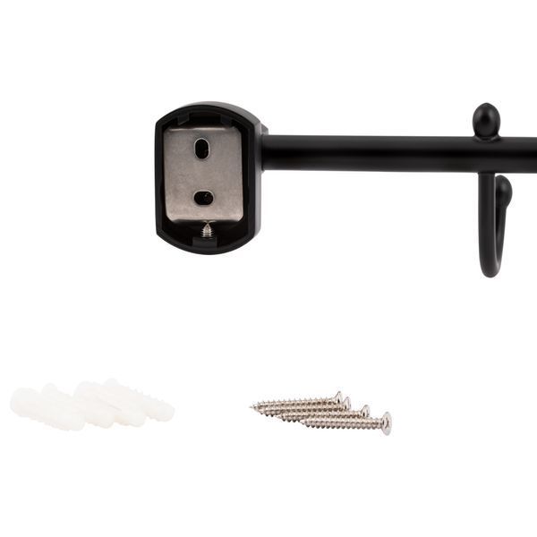 Тримач для рушників Qtap Liberty 4 гачка 450 мм QTLIBBLM1154-4 Black, настінний, латунь SD00040027 фото