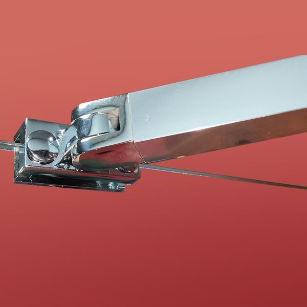 Бокова стінка для душової кабіни Koer SR SW04-80x200, скло 10мм, хром (KR5389) KR5389 фото