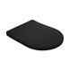 Унітаз підлоговий Qtap Robin Ultra Quiet безобідковий з сидінням Soft-Close MATT BLACK QT13226083AMB, компактний, з механічним зливом SD00052566 фото 7