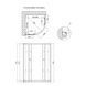 Душова кабіна Lidz Latwa SC90x90.SAT.MID.GR, скло тоноване 4 мм без піддона SD00047614 фото 6