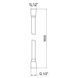 Шланг для ручного душу Qtap Hadice 1600 мм QTHADPVC160G Graphite, гнучкий, для душу, 60 місяців гарантії SD00051169 фото 2