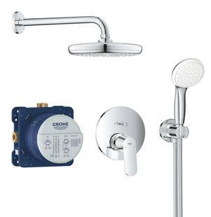 Душевая система скрытого монтажа Grohe Eurosmart Cosmopolitan со смесителем, хром, 2 режима (25219001) 25219001 фото