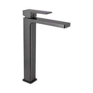 Смеситель для раковины Qtap Gemini высокий QTGEM269GMB45680 Gunmetal Black PVD SD00051804 фото