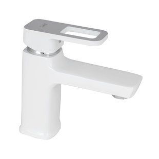 Змішувач для раковини Lidz Wawel 001 (k35) LDWAW001WHI45397 White, одноважільний, глянсова поверхня SD00051521 фото