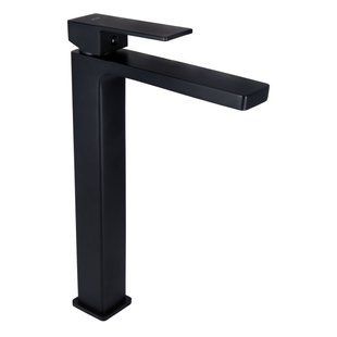 Смеситель для раковины Qtap Gemini высокий QTGEM269BLM45678 Black Matt SD00051802 фото