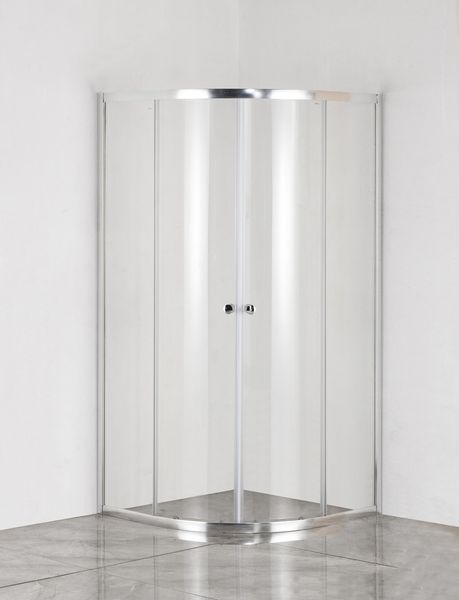 Душевая кабина без поддона MIXXUS PLAIN SC01-90x90x185 с хромированным профилем и стеклом 4мм (MI6899) MI6899 фото