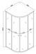 Душевая кабина без поддона MIXXUS PLAIN SC01-90x90x185 с хромированным профилем и стеклом 4мм (MI6899) MI6899 фото 3