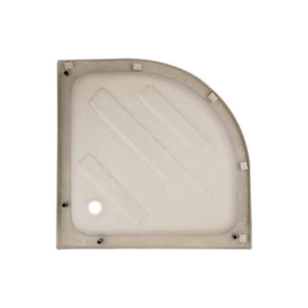 Lidz Latwa SC90x90.SAT.MID.FR Душевая кабина полукруглая, стекло Frost 4 мм + Lidz Душевой поддон KAPIELKA, 2 SD00050781 фото