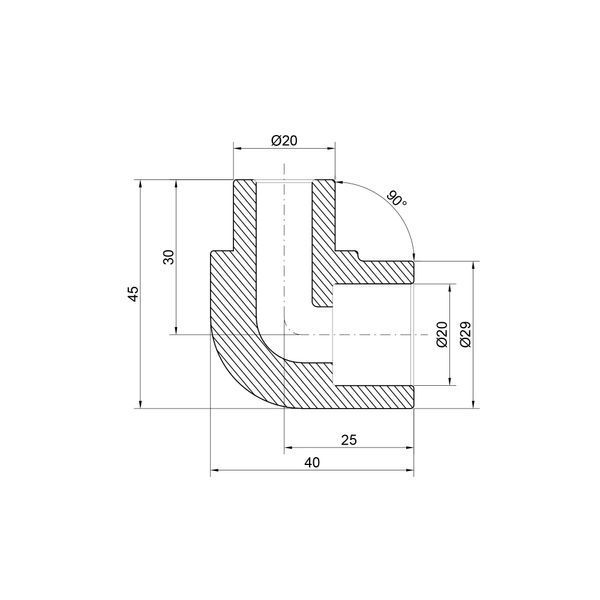 Кутик PPR Thermo Alliance 20, 90&deg; SD00029396 фото