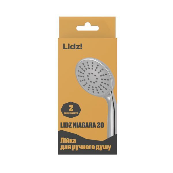 Лійка для ручного душу Lidz Niagara 20 80 мм округла LDNIA20CRM35448 Chrome, ABS пластик, 1 режим SD00041552 фото