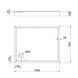 Душевой поддон Qtap Tern 301812C 100x80x12 см + сифон, акрил, белый, низкий, регулируемые ножки SD00046990 фото 2