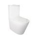 Унітаз-компакт Qtap Stork безобідковий з сидінням Soft-close QT15222178W, білий, підлоговий, Rimless SD00036225 фото 1