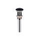 Комплект Qtap Tern: Раковина накладная прямоугольная 500х350х145 мм Matt Black + Донный клапан PU03 SD00053426 фото 5