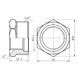 Футорка SD Forte 1" 1/4х1" ЗВ SF3743225 SD00002744 фото 2