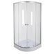 Душевая кабина без поддона MIXXUS PLAIN SC01-90x90x185 с хромированным профилем и стеклом 4мм (MI6899) MI6899 фото 1