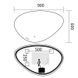 Дзеркало Mixxus Premium DIVERSE MA01-90x60-REVERSE (LED Touch, Anti-fog, димер (3-6,5kK)) (MP6633) MP6633 фото 4
