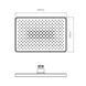 Лійка для верхнього душу Qtap Hlavova 280x280 мм прямокутна QTHLA107CRM45946 Chrome, ABS пластик, 24 місяці гарантії SD00052070 фото 2