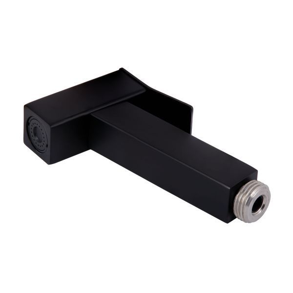 Набір для душу гігієнічного Lidz Kubis 110 Black LDKUB110BLA46104 прямокутний, нержавіюча сталь SD00052228 фото