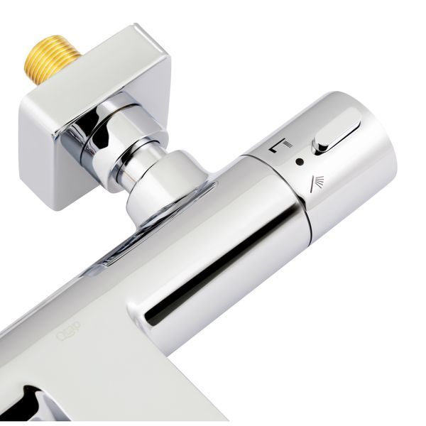 Змішувач для ванни Qtap Votice термостатичний QVTC30T105GC Chrome, латунь, глянсова поверхня SD00041870 фото