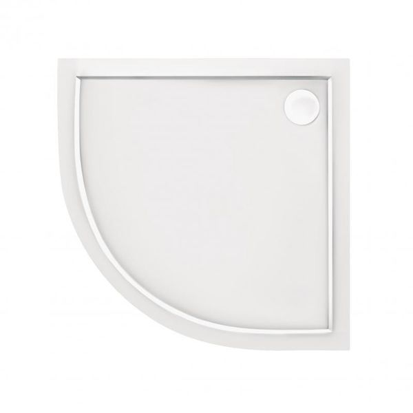 Душевой поддон Qtap Robin 301112 100x100x12 см + сифон, низкий, белый акрил SD00046986 фото