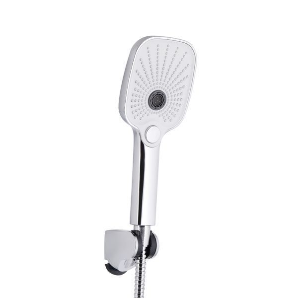 Змішувач для ванни Qtap Gemini (з душовим гарнітуром) QTGEM259CRW45683 Chrome/White, одноважільний, латунь SD00051807 фото