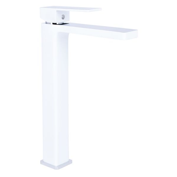 Смеситель для раковины Qtap Gemini высокий QTGEM269CRW45679 Chrome/White SD00051803 фото