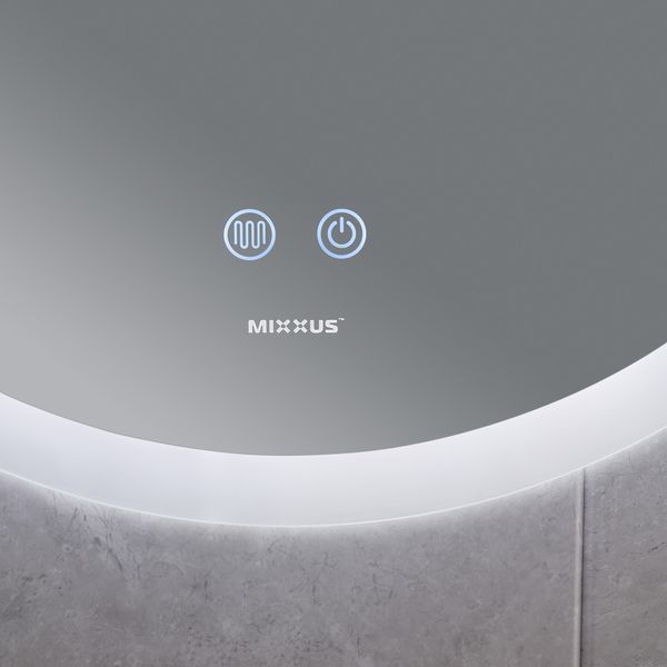 Дзеркало Mixxus PLAIN MC11-60 із LED Touch, Anti-fog, димером, регулюванням яскравості (MI6663) MI6663 фото