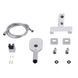 Змішувач для ванни Qtap Gemini (з душовим гарнітуром) QTGEM259CRW45683 Chrome/White, одноважільний, латунь SD00051807 фото 4