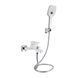 Змішувач для ванни Qtap Gemini (з душовим гарнітуром) QTGEM259CRW45683 Chrome/White, одноважільний, латунь SD00051807 фото 1