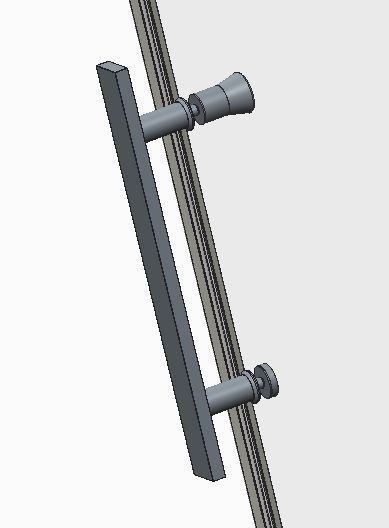 Двері в нішу Koer SR SD01-120x200-TR-01, розсувні, прозоре скло 8мм, хром (KR5376) KR5376 фото
