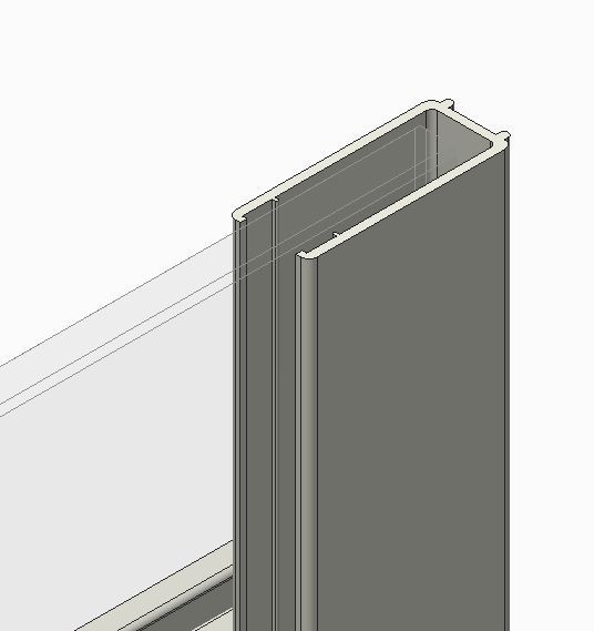 Двері в нішу Koer SR SD01-120x200-TR-01, розсувні, прозоре скло 8мм, хром (KR5376) KR5376 фото
