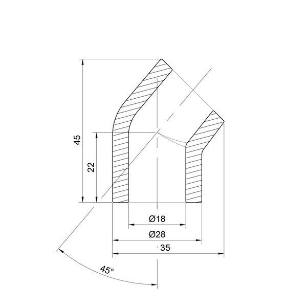 Уголок PPR Thermo Alliance 20, 45&deg; SD00029398 фото