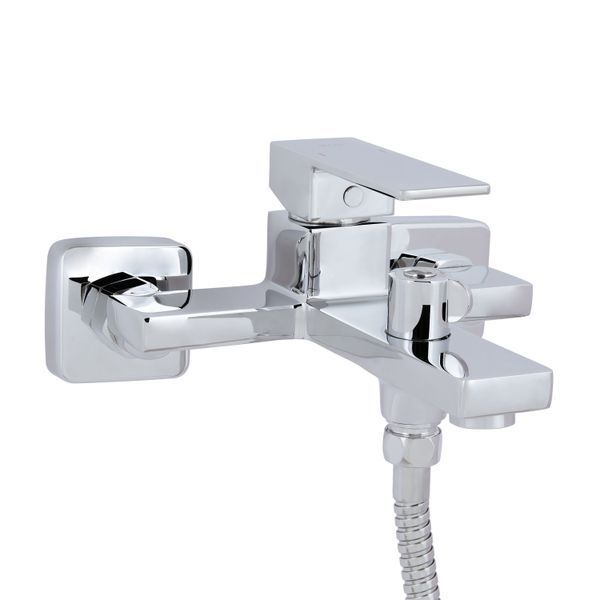 Змішувач для ванни Qtap Gemini (з душовим гарнітуром) QTGEM259CRM45681 Chrome, латунь, одноважільний SD00051805 фото