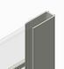 Двері в нішу Koer SR SD01-120x200-TR-01, розсувні, прозоре скло 8мм, хром (KR5376) KR5376 фото 8