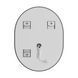 Дзеркало Mixxus Premium ELLIPSE MV05-80x60-REVERSE (LED Touch, Anti-fog, димер (3-6,5kK)) (MP6642) MP6642 фото 10