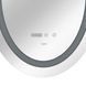 Зеркало Qtap Mideya 500х700 с LED-подсветкой Touch, с антизапотеванием, с часами, диммером, рег. Яркости SD00051753 фото 5