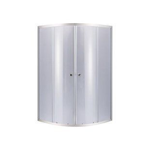 Душевая кабина Lidz Latwa SC80x80.SAT.HIGH.GR, стекло тонированное 4 мм без поддона, квадратная форма SD00047607 фото