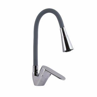 Смеситель для кухни Lidz Tani 008F3 с гибким изливом (k40) LDTAN008F3GCR39507 Grey / Chrome, однорычажный SD00045611 фото
