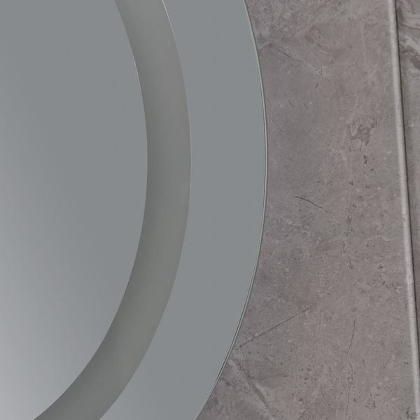Дзеркало Mixxus PLAIN MC02-60-CASE із LED Touch, Anti-fog, димером, регулюванням яскравості, годинником (MI6661) MI6661 фото